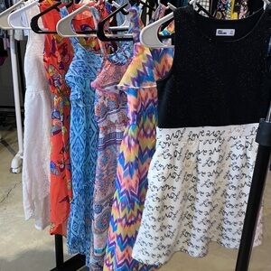 Lot of 6 Girls Kids' Dress Collection Sizes 4-6